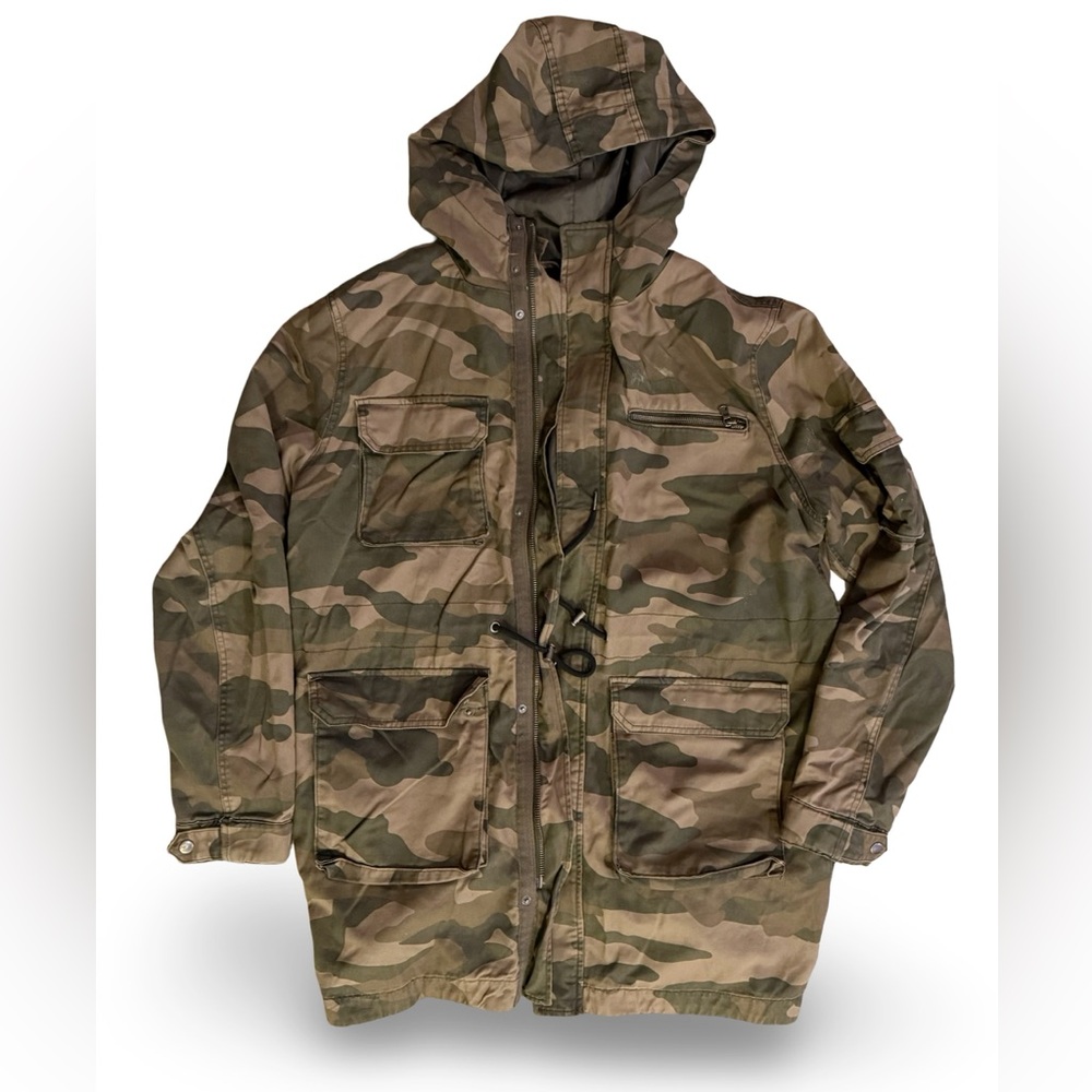 H&M Camouflage Military Field Jacket
